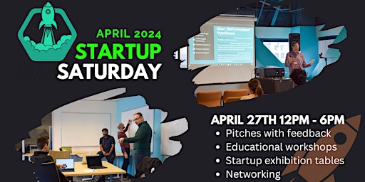 Imagem principal do evento Startup Saturday at SURF Incubator | April 2024