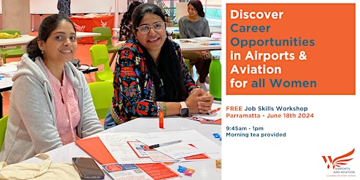 Imagem principal do evento Job Skills Workshop for Airports and Aviation - Parramatta Library at PHIVE
