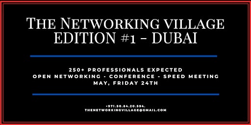 Imagem principal do evento The Networking Village Dubai - Edition #1