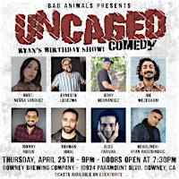 Imagem principal do evento Comedy Night at Downey Brewing Co presented by Uncaged Comedy