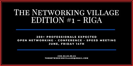 Primaire afbeelding van The Networking Village Riga - Edition #1