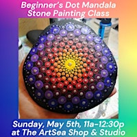 Imagen principal de Dot Mandala Stone Painting Class