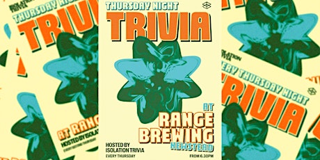 Thursday Trivia at Range Brewing Newstead