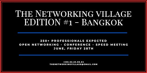 Imagem principal do evento The Networking Village Bangkok - Edition #1