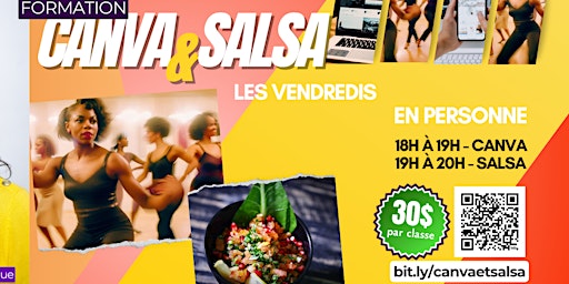 Primaire afbeelding van Formation Canva et Session de dance Salsa