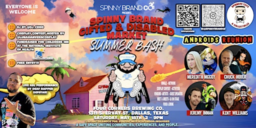 SPINNY BRAND GIFTED AND DISABLED MARKET MAY SUMMER BASH primary image
