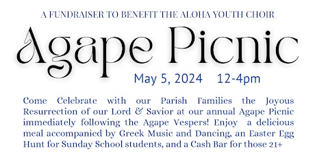 AGAPE PICNIC 2024 at Ss Constantine & Helen Greek Orthodox Cathedral