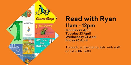 St Helens Library Autumn School Holiday program - Read with Ryan