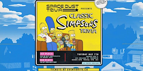 Classic Simpsons Trivia at Sneaky Dees