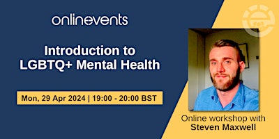 Introduction to LGBTQ+ Mental Health - Steven Maxwell primary image