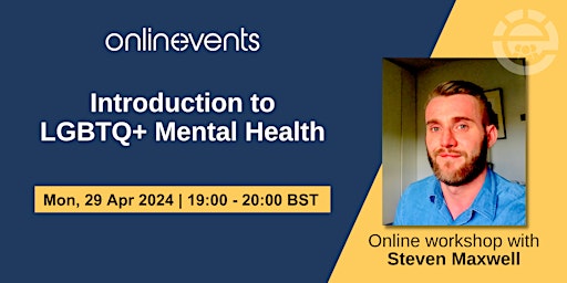 Hauptbild für Introduction to LGBTQ+ Mental Health - Steven Maxwell