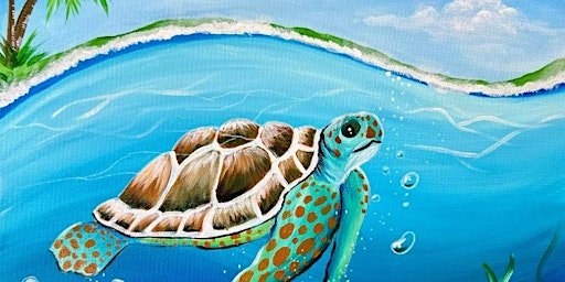 Imagen principal de Paint with Ashley Blake “Sea Turtle” Paint Night