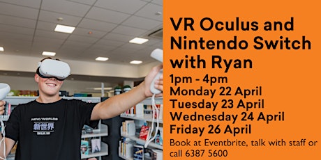 St Helens Library Autumn School Holiday program - Oculus & Nintendo Switch