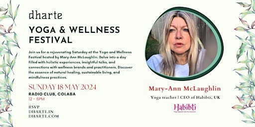 Primaire afbeelding van Yoga & Wellness Festival by Mary-Ann McLaughlin