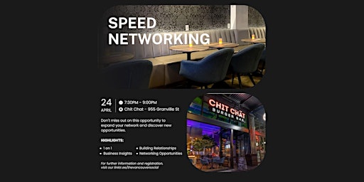 Primaire afbeelding van Networking Event: Speed Networking For Vancouver Professionals