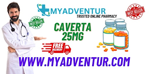 Image principale de caverta 25mg (Sildenafil Citrate) ED Tablets