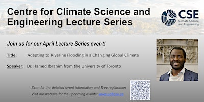 Primaire afbeelding van UofT Centre for Climate Science and Engineering Lecture Series - April 2024