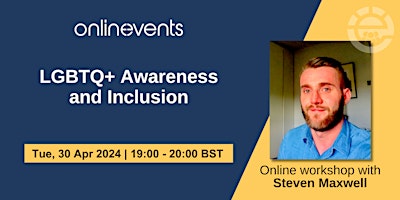 LGBTQ+ Awareness and Inclusion - Steven Maxwell primary image