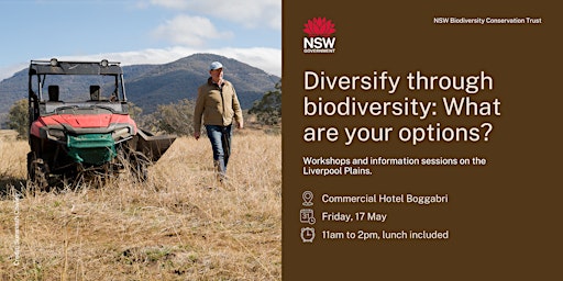 Diversify through biodiversity: What are your options? Boggabri infosession primary image