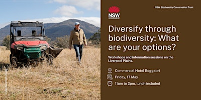 Hauptbild für Diversify through biodiversity: What are your options? Boggabri infosession