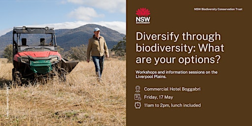 Immagine principale di Diversify through biodiversity: What are your options? Boggabri infosession 