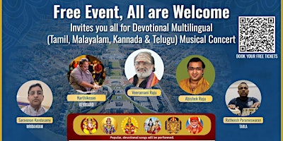 Multilingual Music Concert by Shri Veeramani Raju primary image