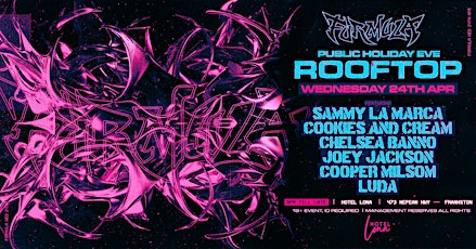 FORMULA PRESENTS... ROOFTOP (Anzac Day Eve)