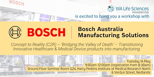 Primaire afbeelding van Bosch Australia Manufacturing Solutions (BAMS) Workshop