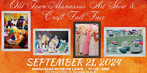 Primaire afbeelding van Old Town Manassas Art Show & Craft Fall Fair @ Manassas Museum