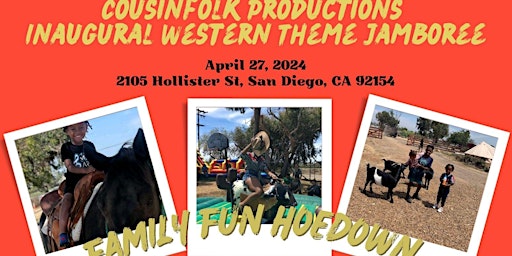 Imagen principal de Inaugural Western Jamboree: Family Fun Hoedown