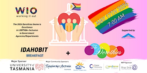 Imagem principal do evento 2024  IDAHOBIT Breakfast and The Dorothies - Hobart