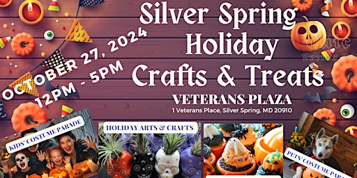Imagem principal de Silver Spring Holiday Crafts & Treats Fair @ Veterans Plaza