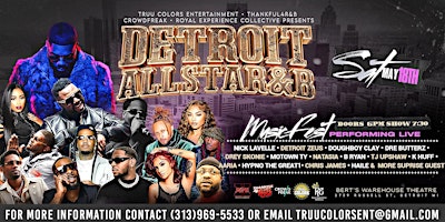 Hauptbild für Detroit All StaR&B Fest! R&B Festival