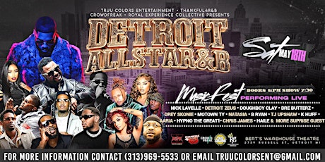 Detroit All StaR&B Fest! R&B Festival