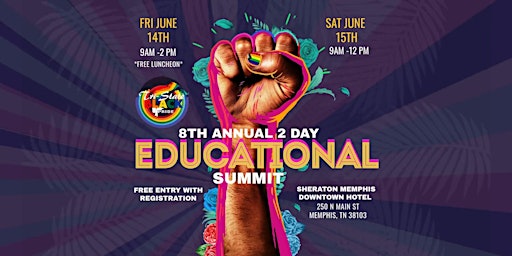 Primaire afbeelding van TRISTATE BLACK PRIDE 8TH ANNUAL EDUCATONAL SESSIONS | FRIDAY & SATURDAY