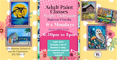 Imagem principal do evento Adults Acrylic Classes