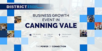 Primaire afbeelding van District32 Business Networking Perth – Canning Vale - Fri 26 Apr