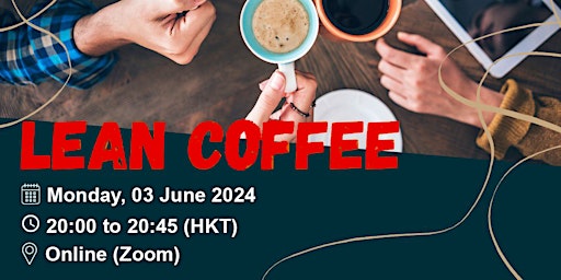 Imagem principal de TAE: Lean Coffee Meetup (03 June, 2024)