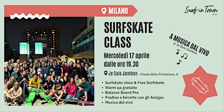 Primaire afbeelding van Corsi di Surfskate Milano - tutti i livelli