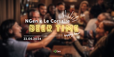 Imagem principal do evento [Evénement] Beertime NGen X Le Corsaire - Trinquer, manger, recommencer!