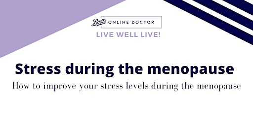 Live Well LIVE! Stress during the menopause primary image