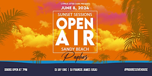 Sunset Sessions Open Air Sandy Beach Paphos primary image