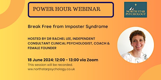 Primaire afbeelding van Break Free from Imposter Syndrome Power Hour