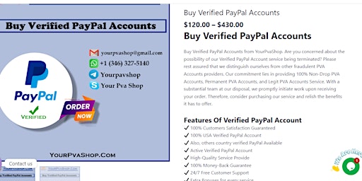 Imagem principal de Buy Verified PayPal Accounts