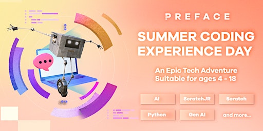 Summer Kids Coding Camp Experience Day | Preface Coffee & Wine (Central) primary image
