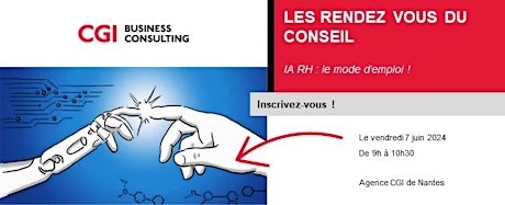 Les Rendez-vous du Conseil - IA RH, le mode d'emploi - le 7 juin - Nantes