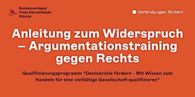 Imagem principal do evento „Anleitung zum Widerspruch – Argumentationstraining gegen Rechts“