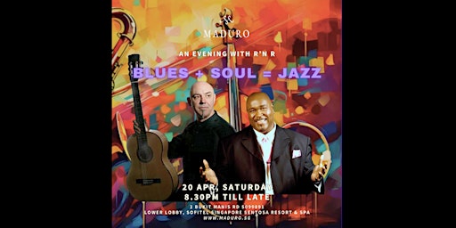 Imagem principal do evento Blues + Soul = Jazz by R 'n R