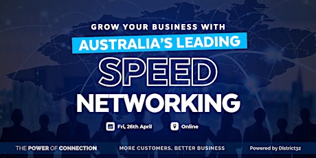 Imagem principal de Australia’s Leading Speed Networking Event – Online – Fri 26 Apr