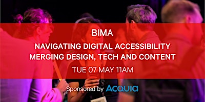 BIMA Navigating Digital Accessibility | Merging Design, Tech, and Content primary image